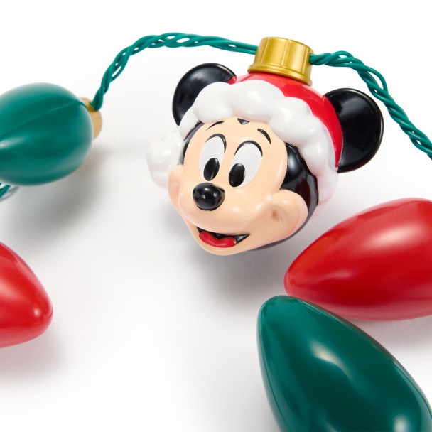 Collar luminoso navideño de Mickey Mouse