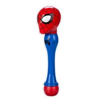 Varita de burbujas con luces y voz de Spider-Man