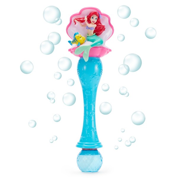 Varita de burbujas con luces y sonidos de Ariel y Flounder