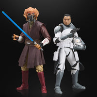 Set de figuras de acción Plo Koon y comandante Wolffe