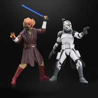Set de figuras de acción Plo Koon y comandante Wolffe