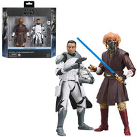 Set de figuras de acción Plo Koon y comandante Wolffe