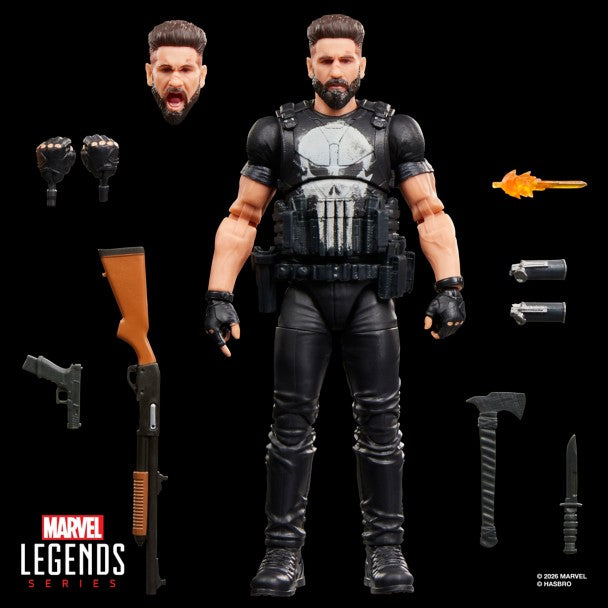 Figura de acción de Punisher Marvel Legends, 15,2 cm