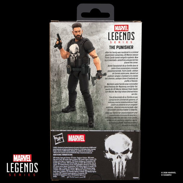 Figura de acción de Punisher Marvel Legends, 15,2 cm