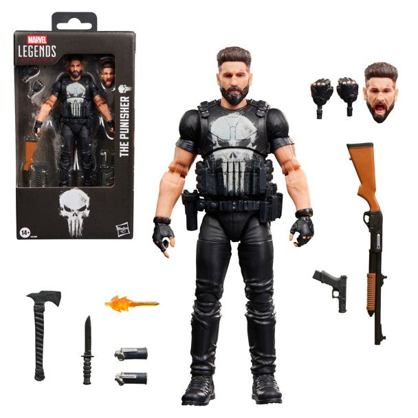 Figura de acción de Punisher Marvel Legends, 15,2 cm