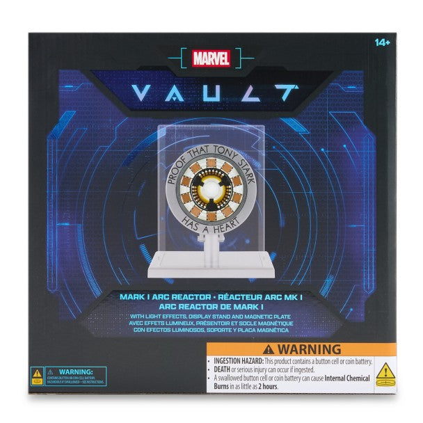 Reactor Arc Mark I de Iron Man con luces