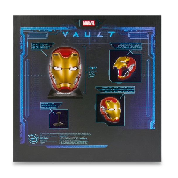 Casco electrónico Iron Man LXXX con luces y sonidos