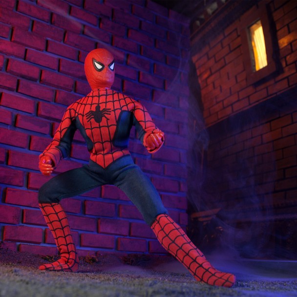 Set de figuras de acción Spider-Man Mego de 20,3 cm
