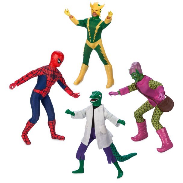 Set de figuras de acción Spider-Man Mego de 20,3 cm