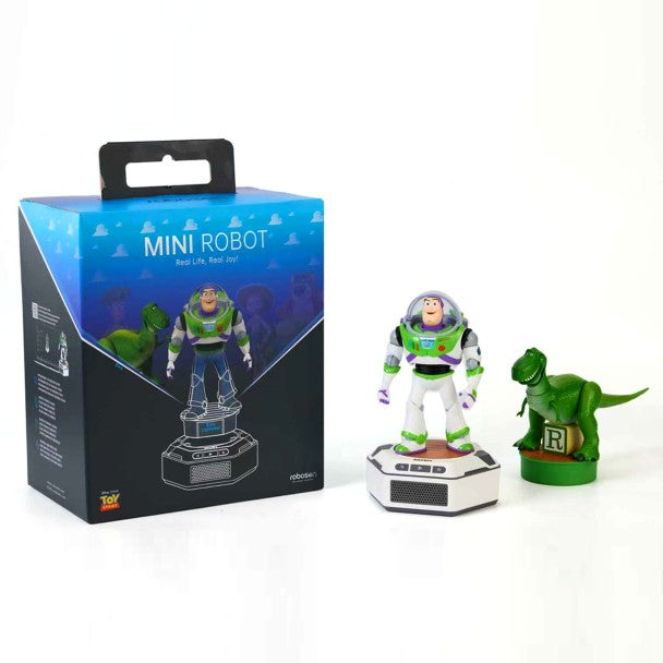Set de mini figuras robóticas de Buzz Lightyear y Rex