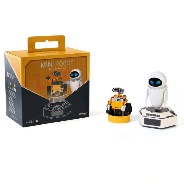 Set de mini figuras robóticas de WALL•E y EVE