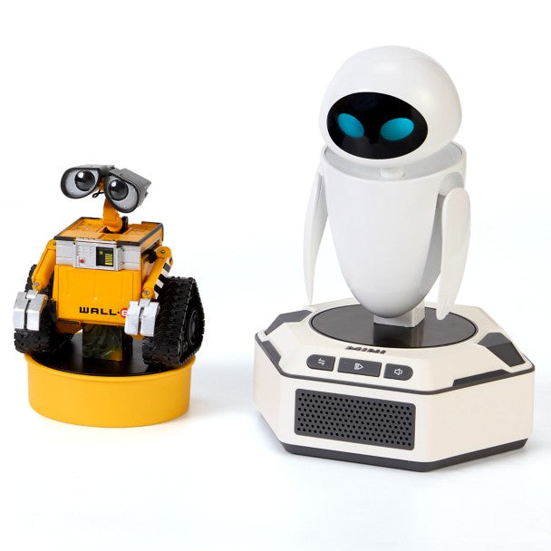 Set de mini figuras robóticas de WALL•E y EVE