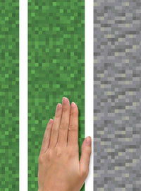 Adhesivos de pared Minecraft de bloques