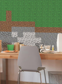 Adhesivos de pared Minecraft de bloques