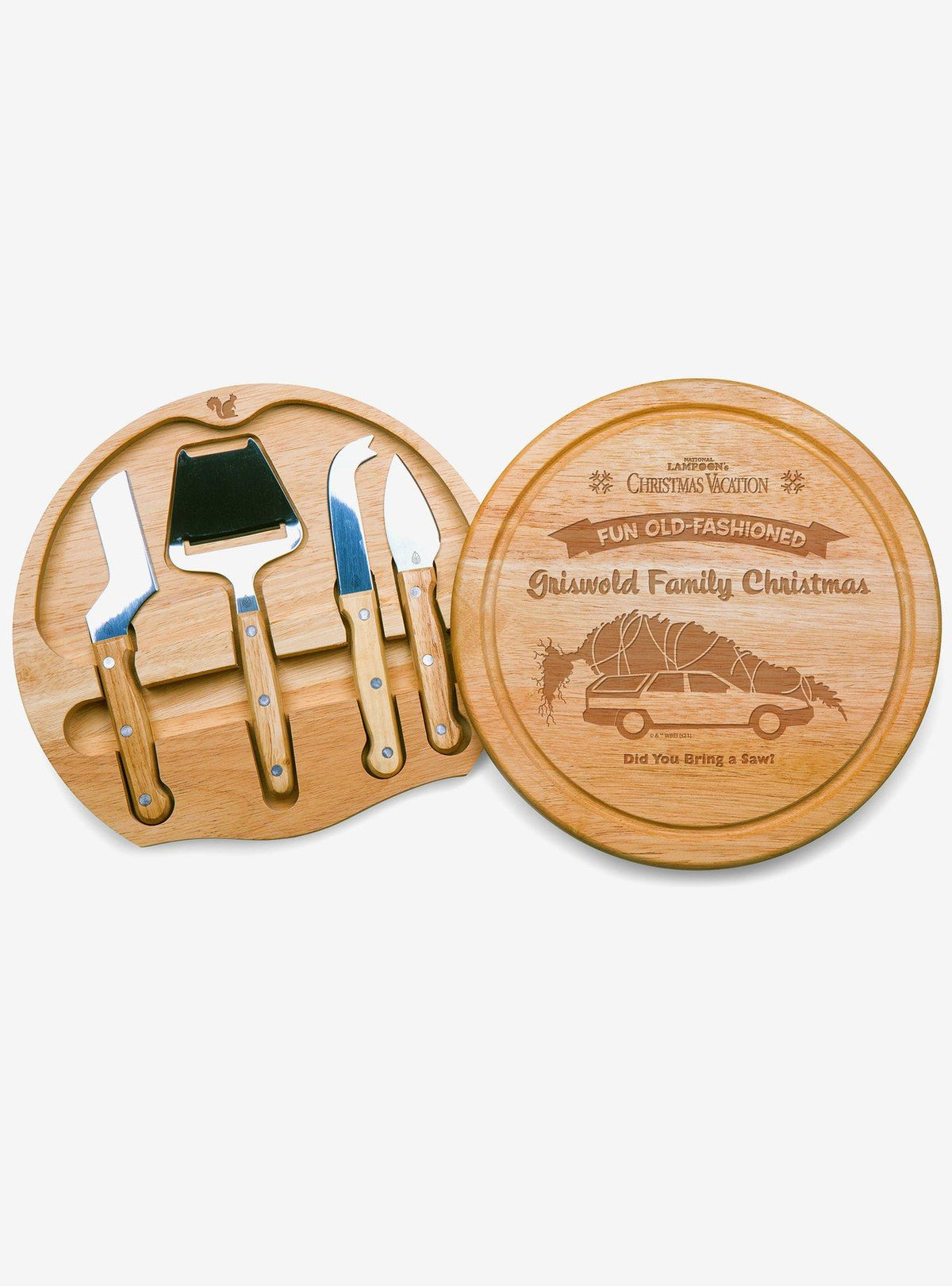 Tabla para quesos Christmas Vacation con utensilios
