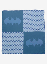 Pañuelo de bolsillo azul con motivos de Batman