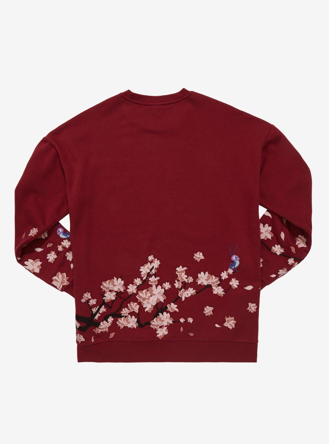Polerón bordado floral de Mulan