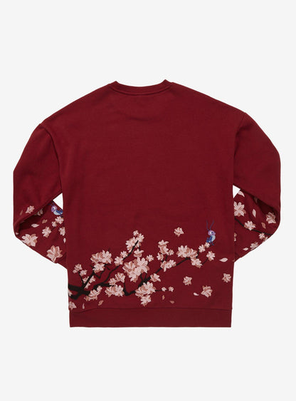 Polerón bordado floral de Mulan