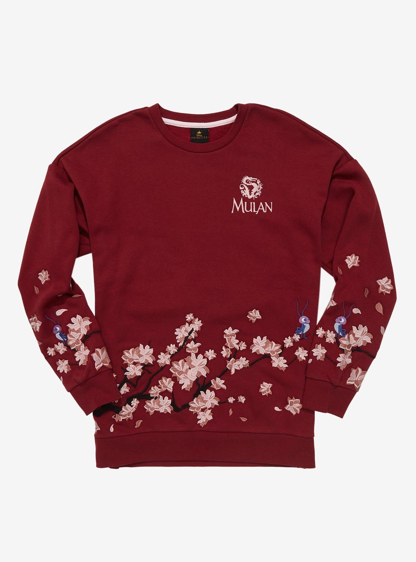 Polerón bordado floral de Mulan