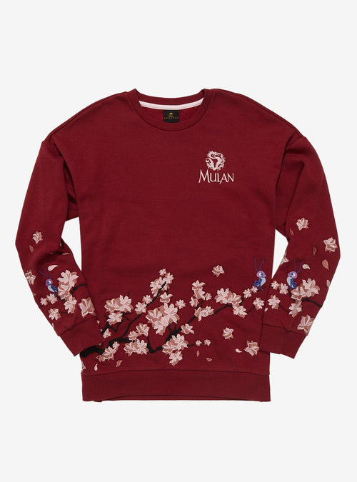 Polerón bordado floral de Mulan