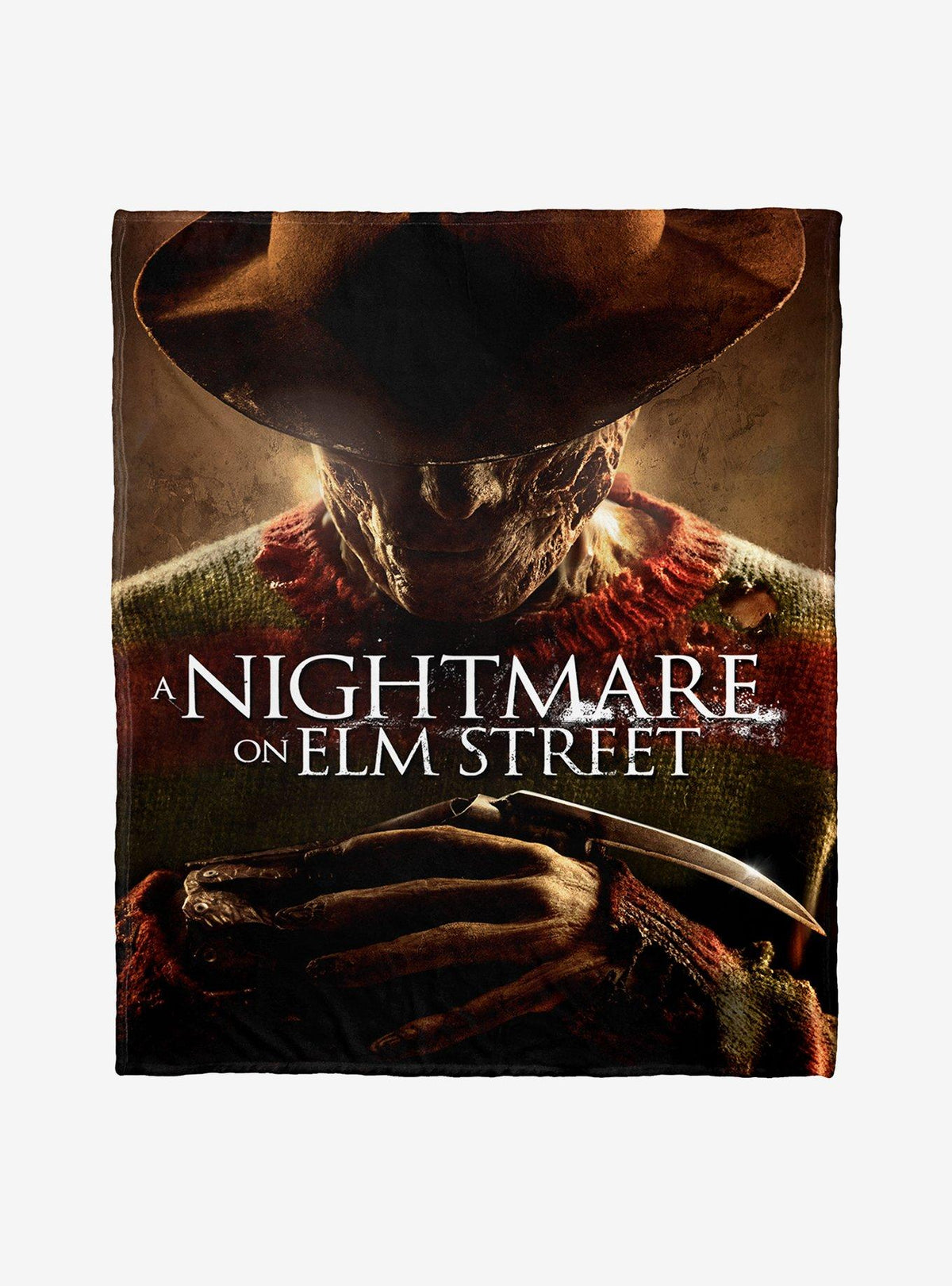 Manta A Nightmare on Elm Street con diseño de póster