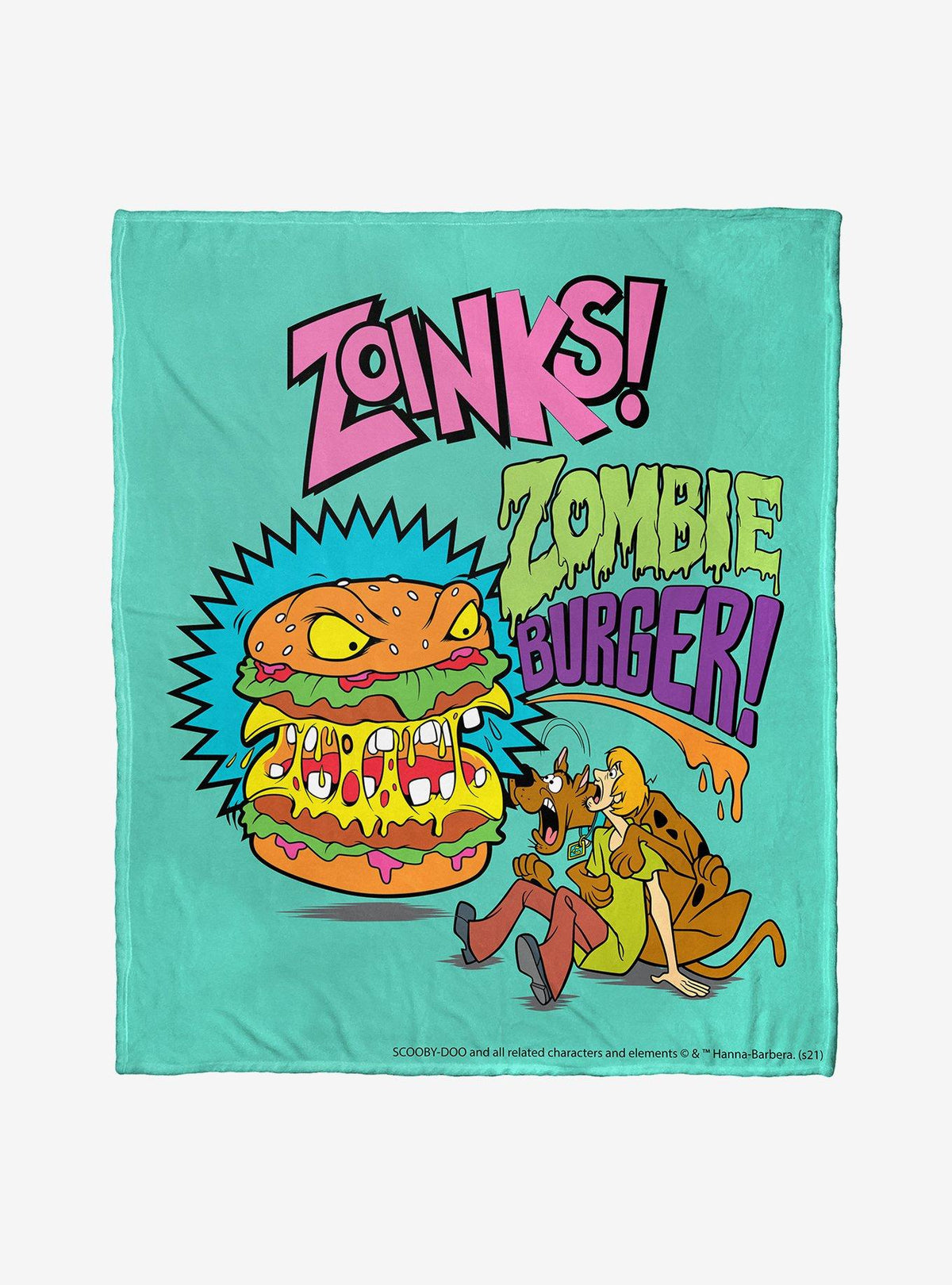Manta Scooby-Doo Hamburguesa Zombi