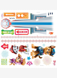 Adhesivos murales medidor de crecimiento Paw Patrol