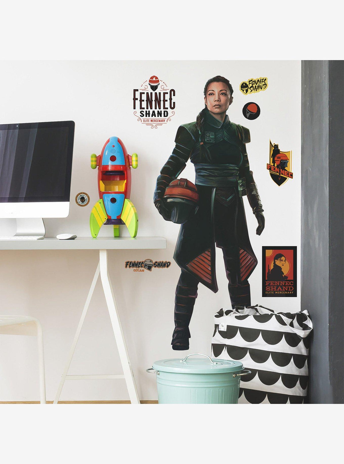 Star Wars: Fennec Shand, adhesivos murales gigantes