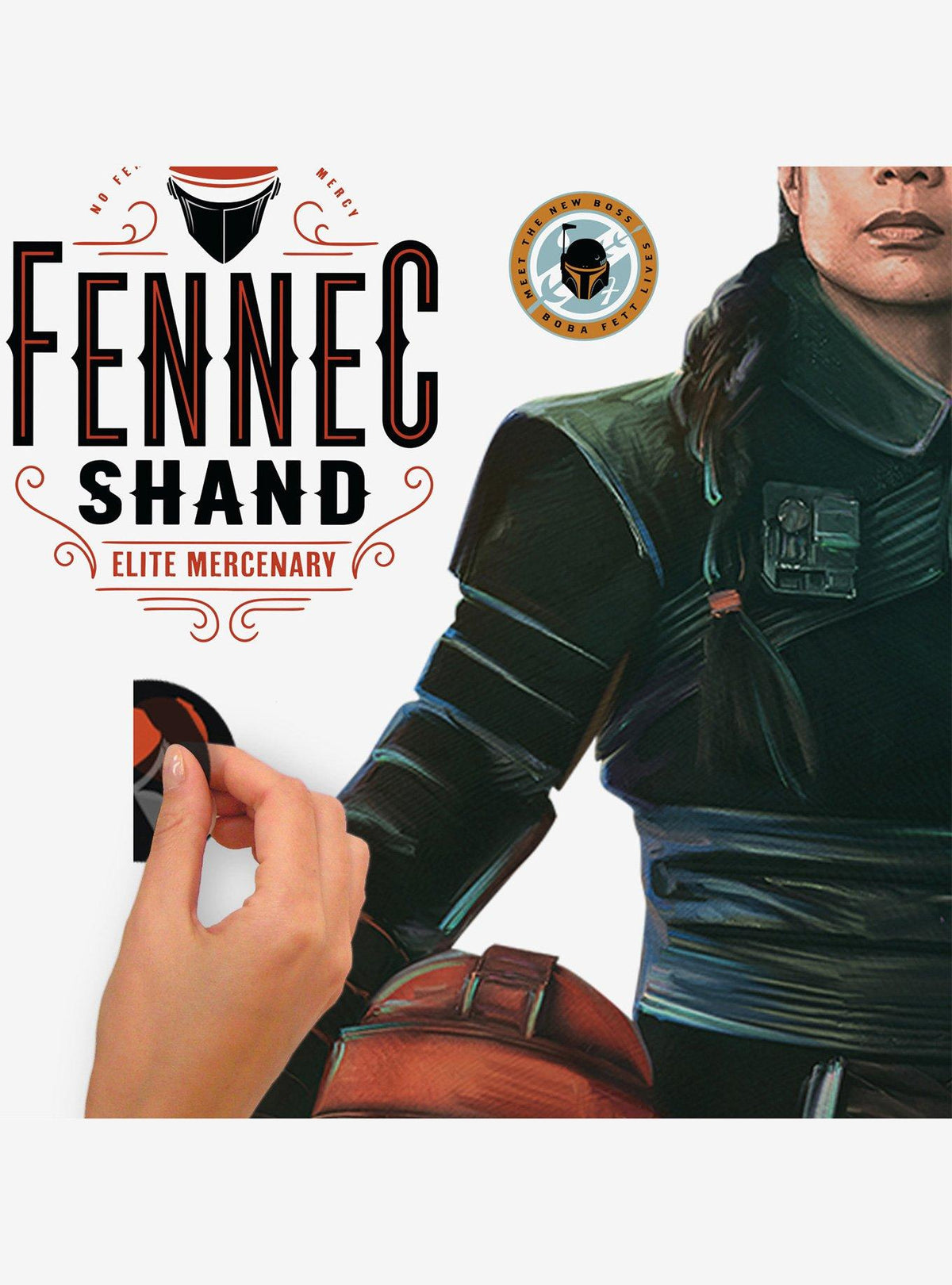 Star Wars: Fennec Shand, adhesivos murales gigantes