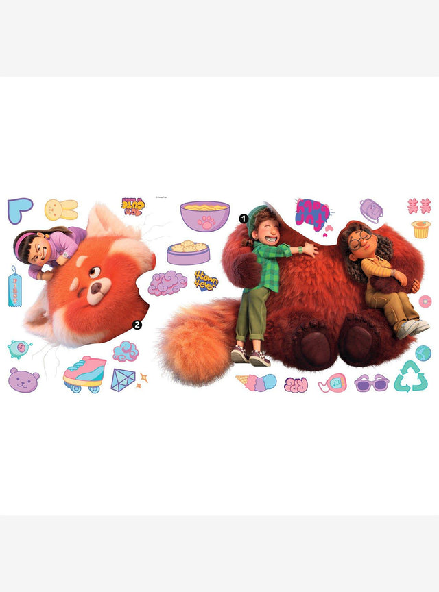Disney Pixar Turning Red: adhesivos murales gigantes