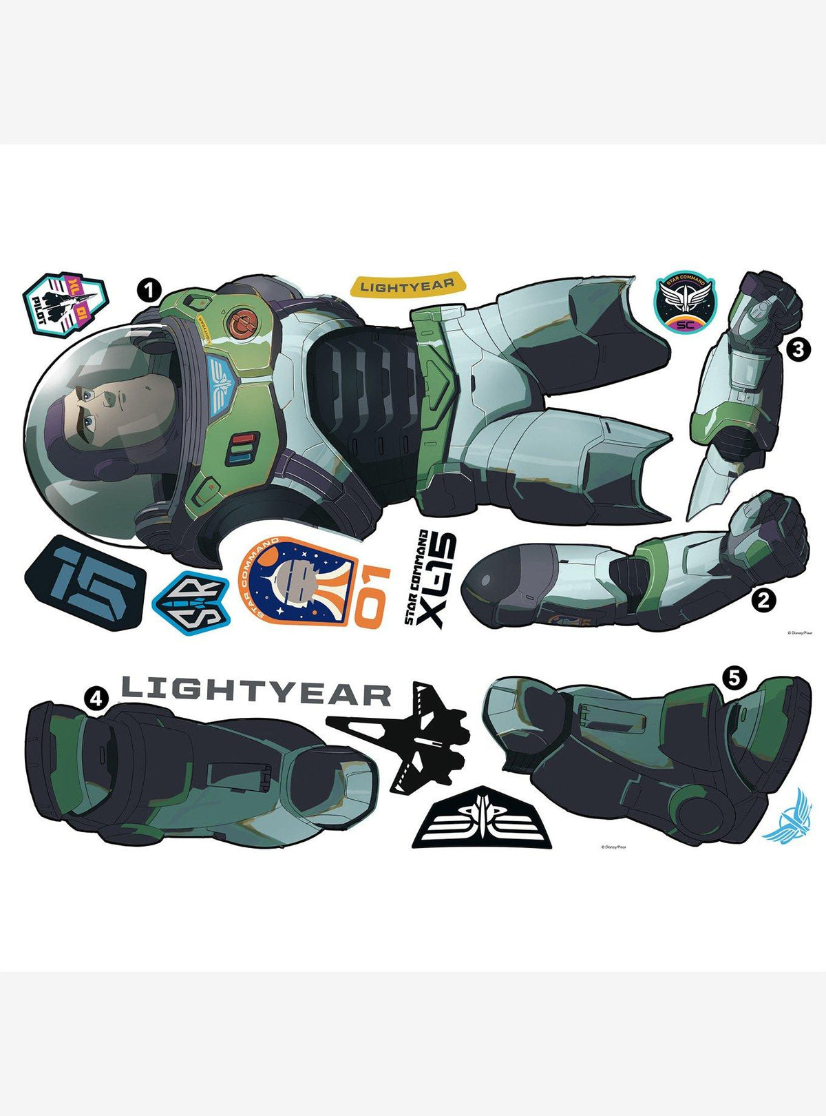 Mural adhesivo gigante Disney Pixar Lightyear