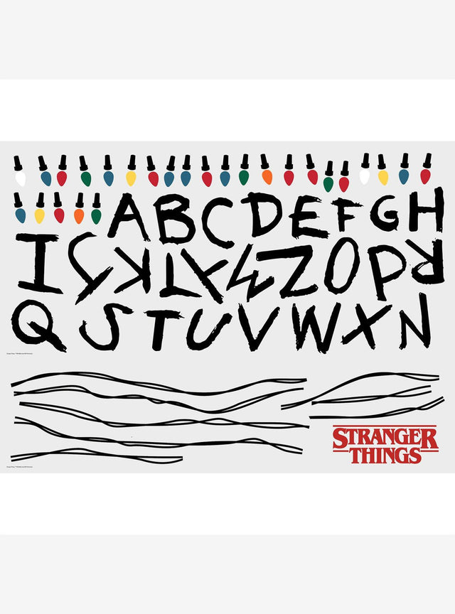 Adhesivos murales gigantes de Stranger Things