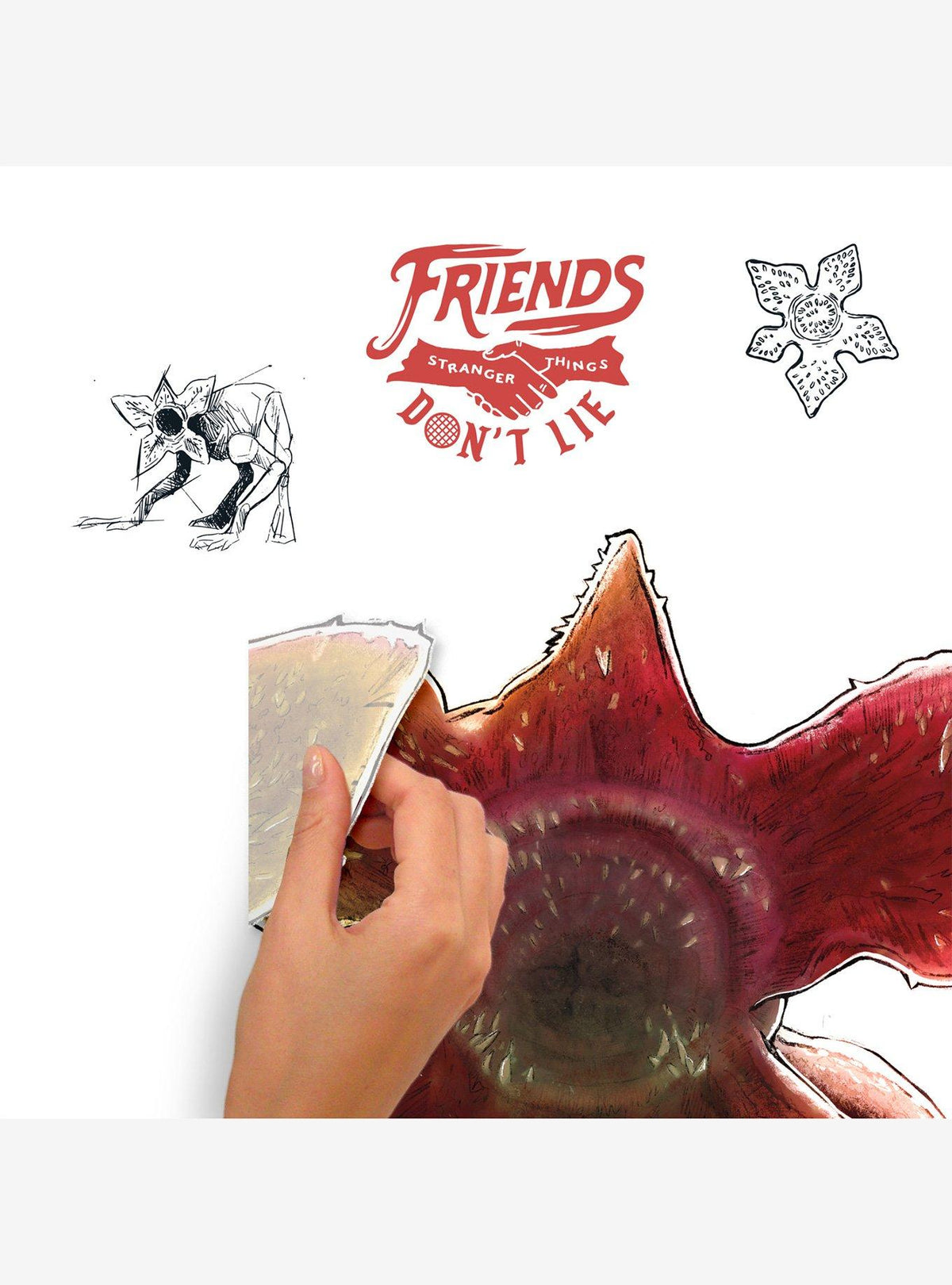 Sticker mural gigante de Demogorgon - Stranger Things