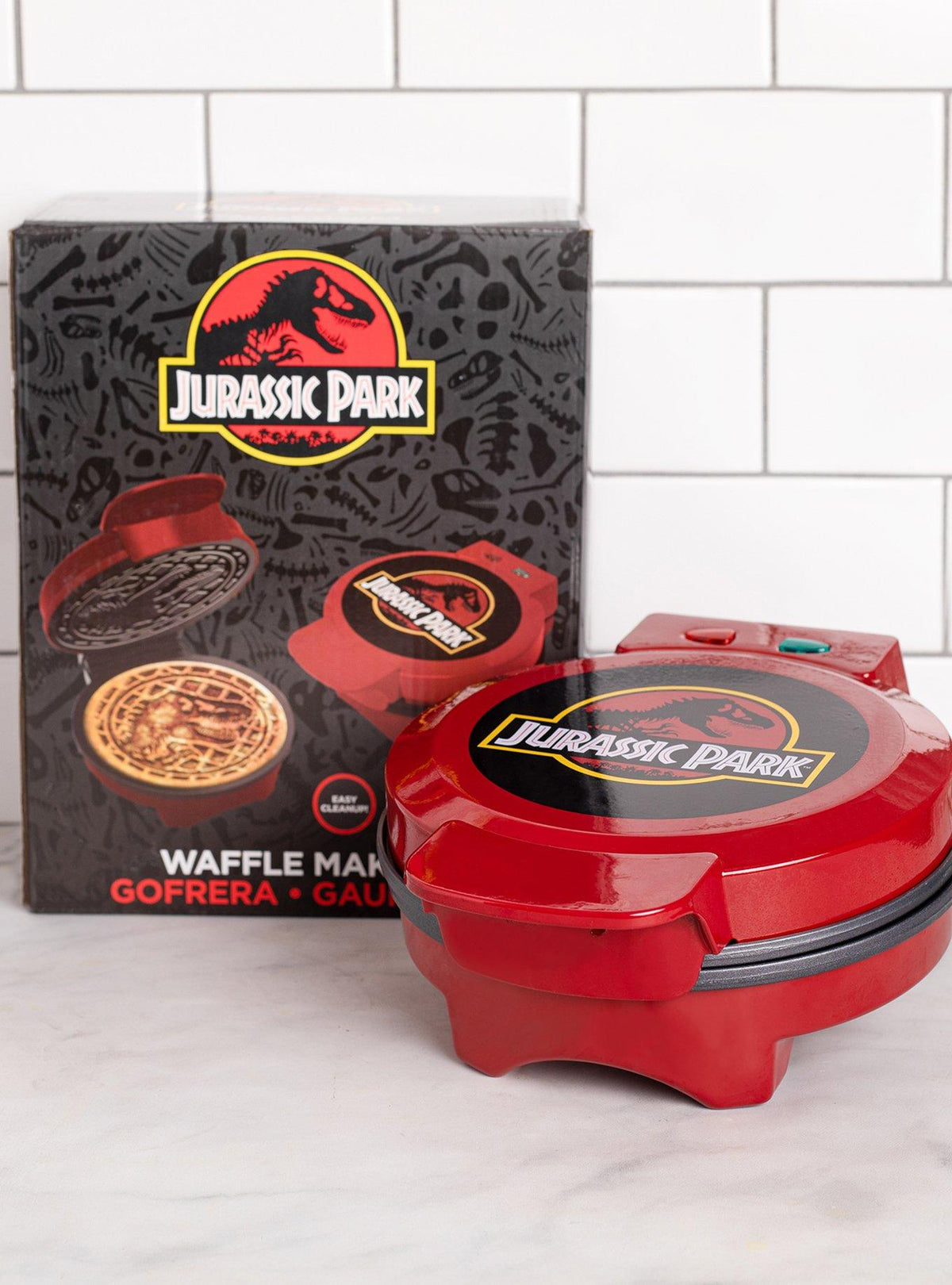 Máquina para waffles de Jurassic Park T-Rex