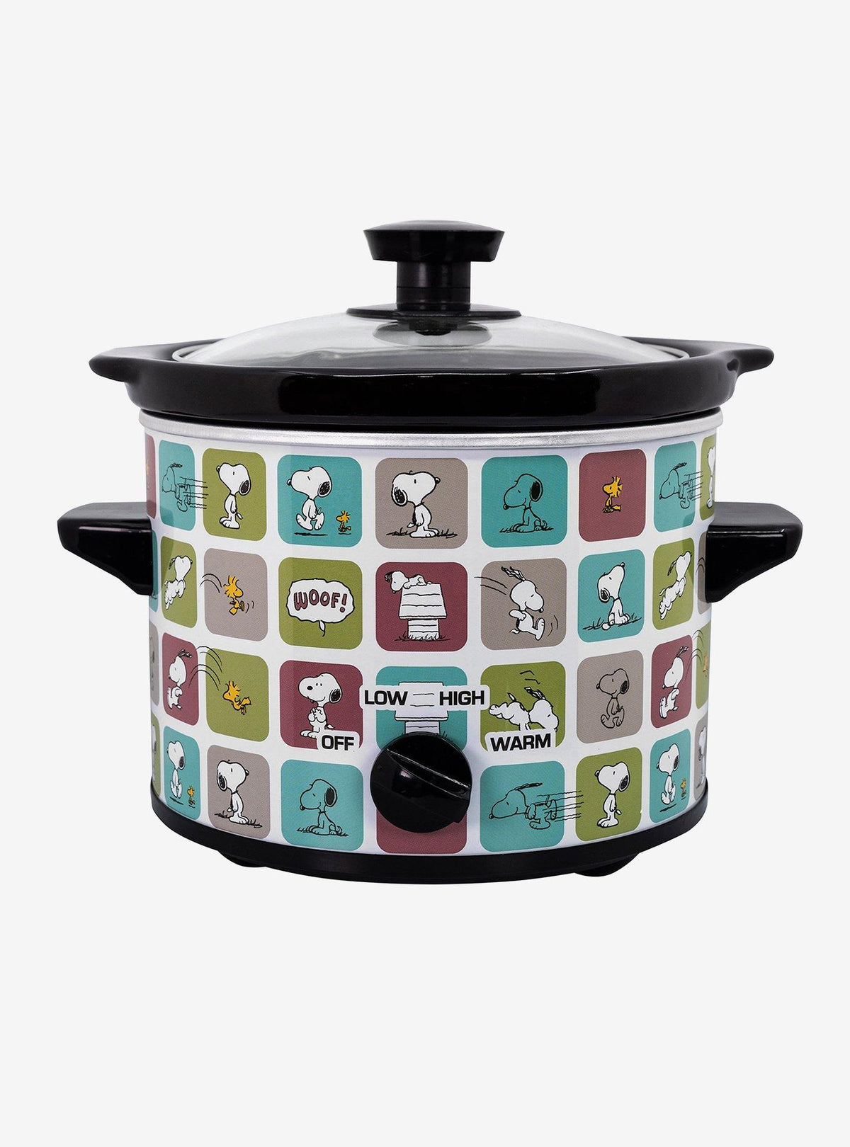 Olla de cocción lenta Peanuts Snoopy y Woodstock 2 qt