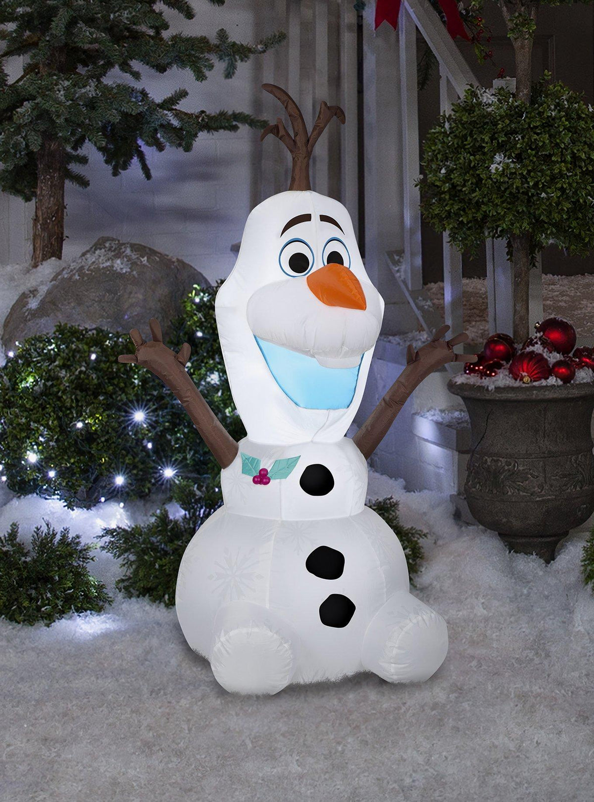 Inflable Airblown de Olaf sentado - Frozen
