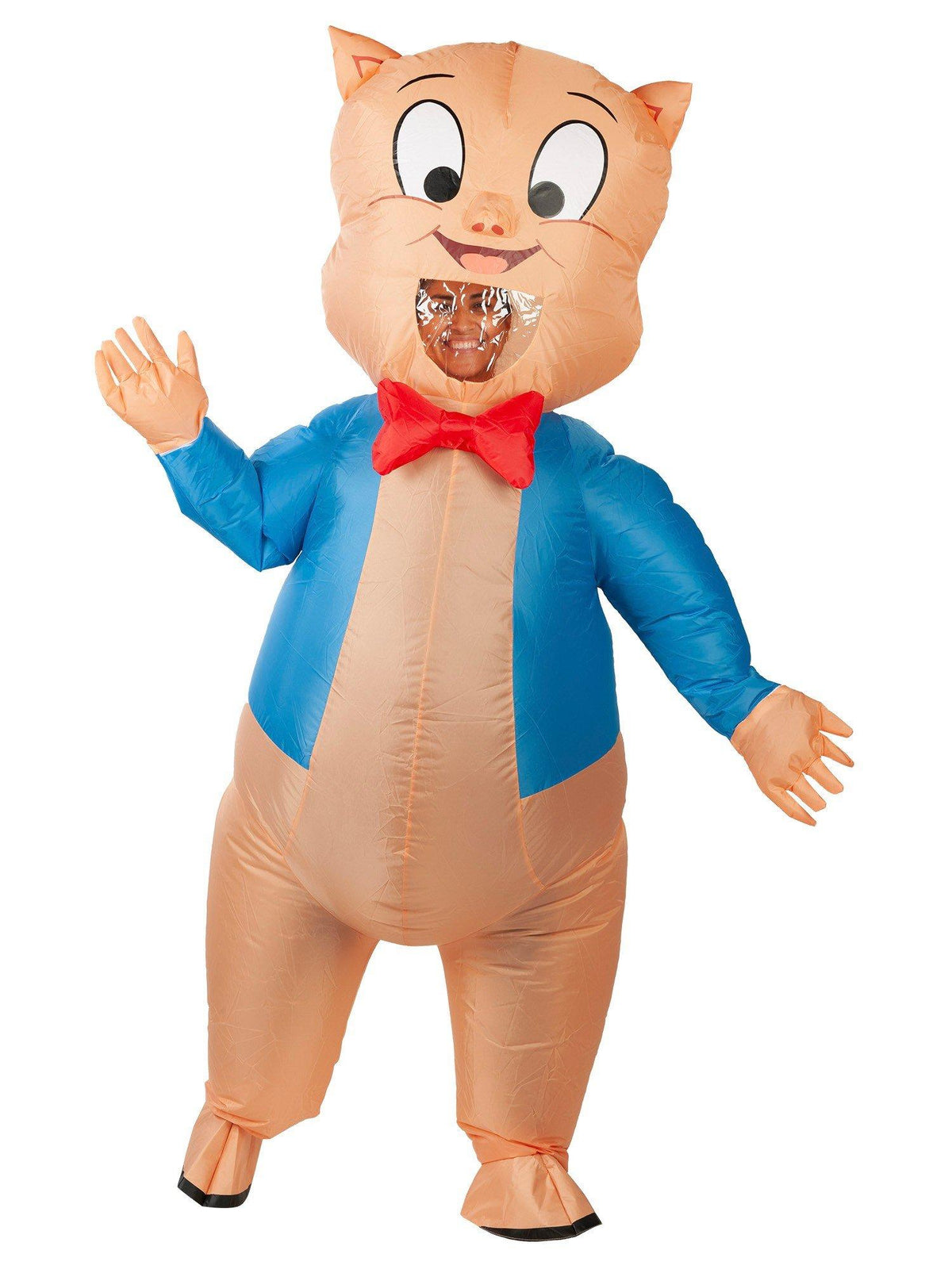 Disfraz inflable de adulto Porky Pig | Looney Tunes