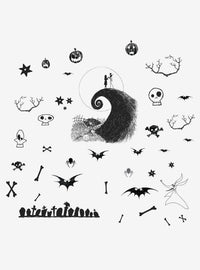 Adhesivos murales de Jack y Sally - The Nightmare Before Christmas
