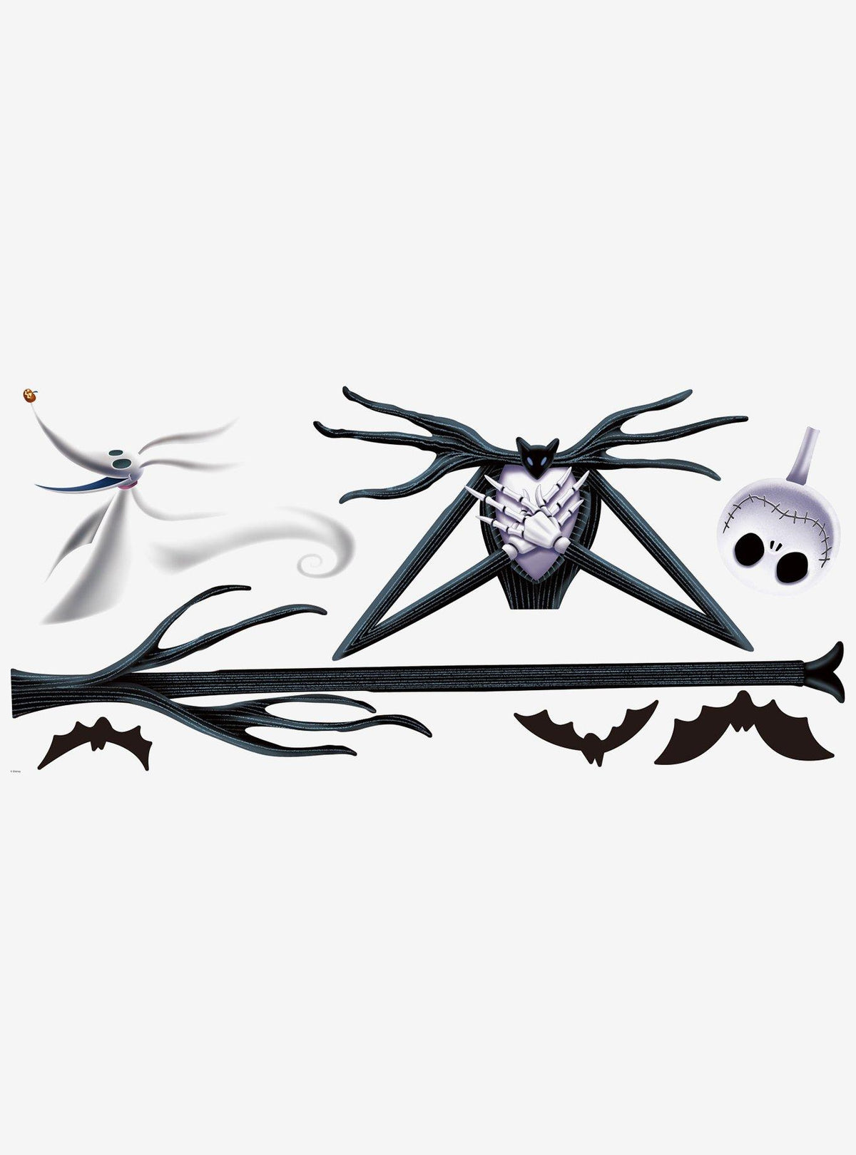 Calcomanías murales gigantes de Jack Skellington