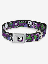 Collar para perro Joker con hebilla tipo cinturón