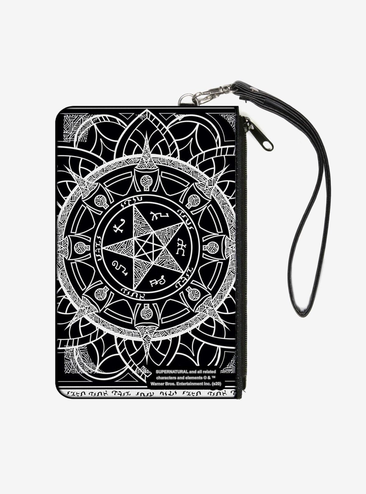 Billetera de mano Supernatural con símbolo de trampa