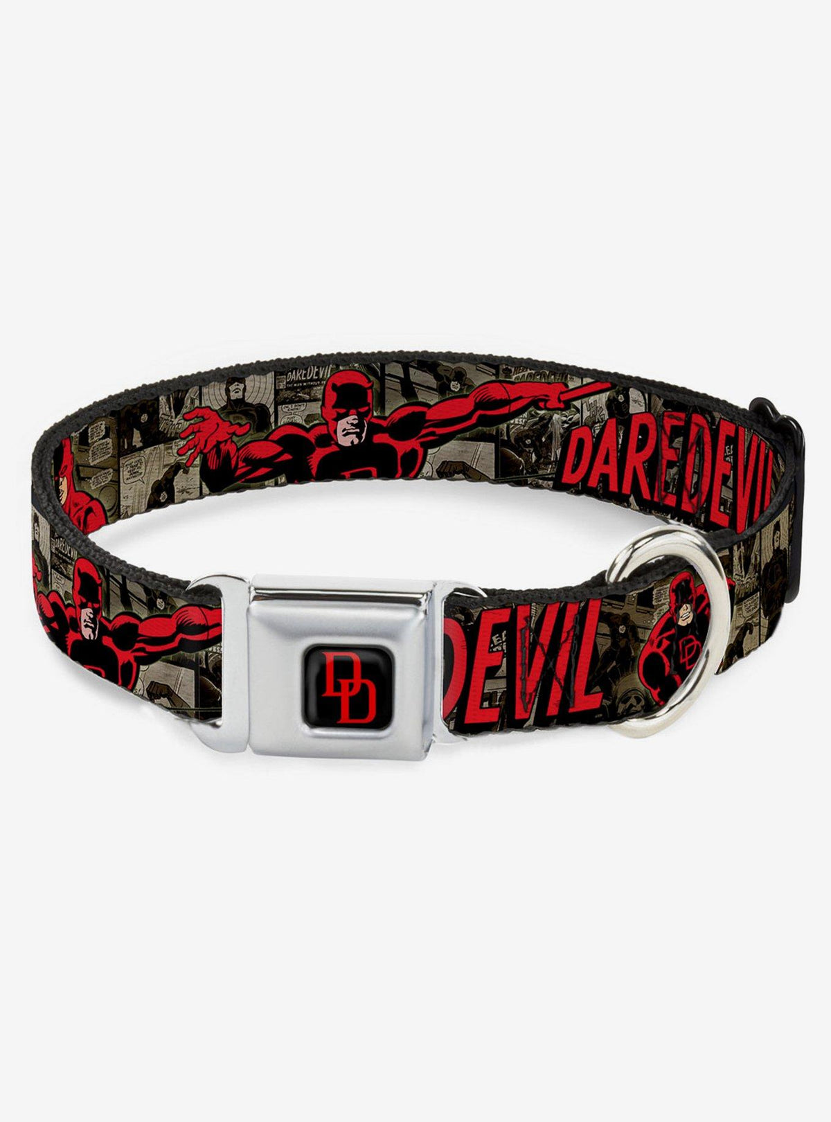 Collar para perro Daredevil con hebilla tipo cinturón