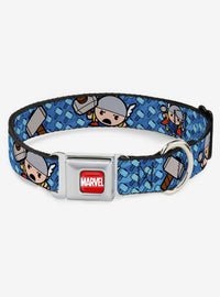 Collar para perro Marvel Thor Kawaii con hebilla tipo cinturón