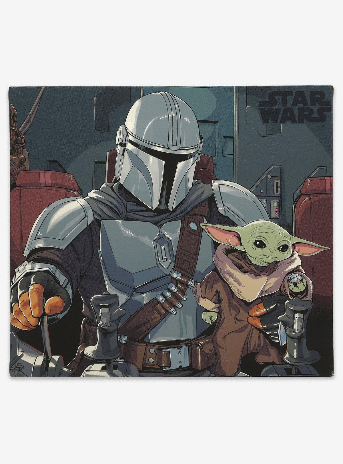 Cuadro Star Wars: The Mandalorian y Baby Yoda