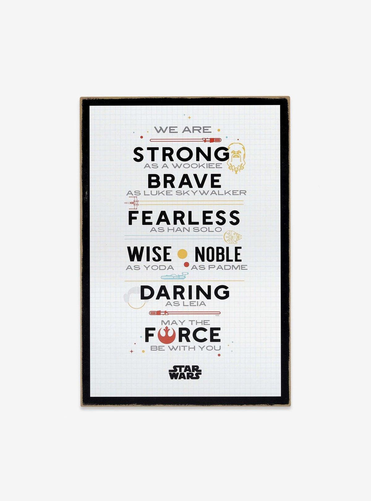 Star Wars: Decoración mural de madera · Space Store