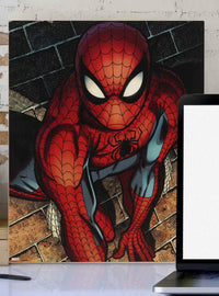 Decoración de pared de madera Spider-Man