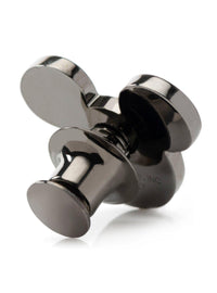 Pin de solapa Mickey Mouse negro con cristales pavé