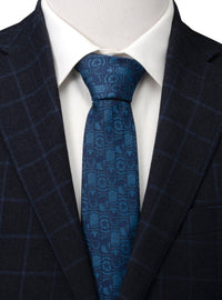 Corbata azul marino Marvel Avengers para hombre