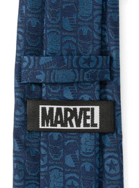 Corbata azul marino Marvel Avengers para hombre
