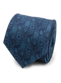 Corbata azul marino Marvel Avengers para hombre